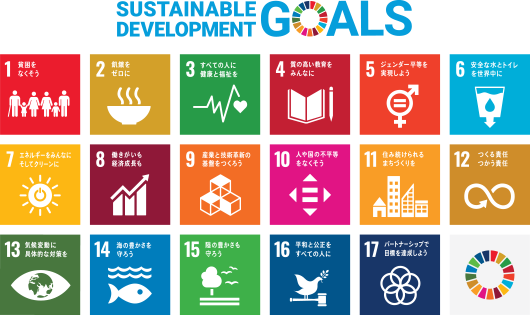 SDGs達成に向けてコミット